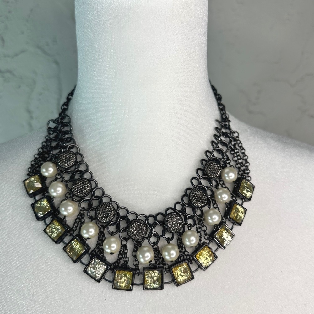 NY Statement Bold Necklace| Collar| Chain| Bib